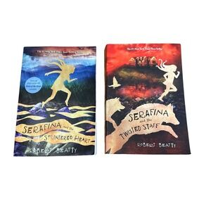 Robert Beatty Serafina Book Bundle Twisted Staff & Splintered Heart Paperback
